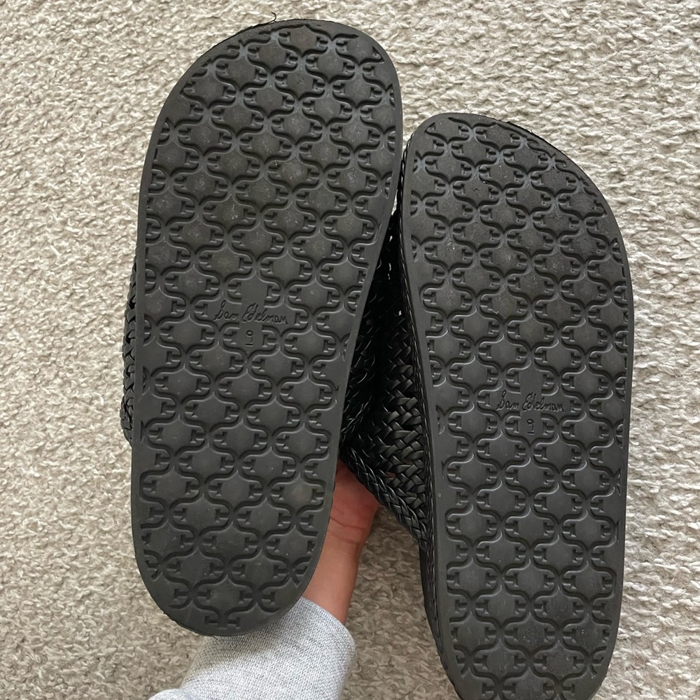 Sam Edelman Black Braided Sandals - Picture 5 of 7